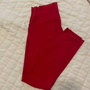 lululemon Red Wunder Under leggings